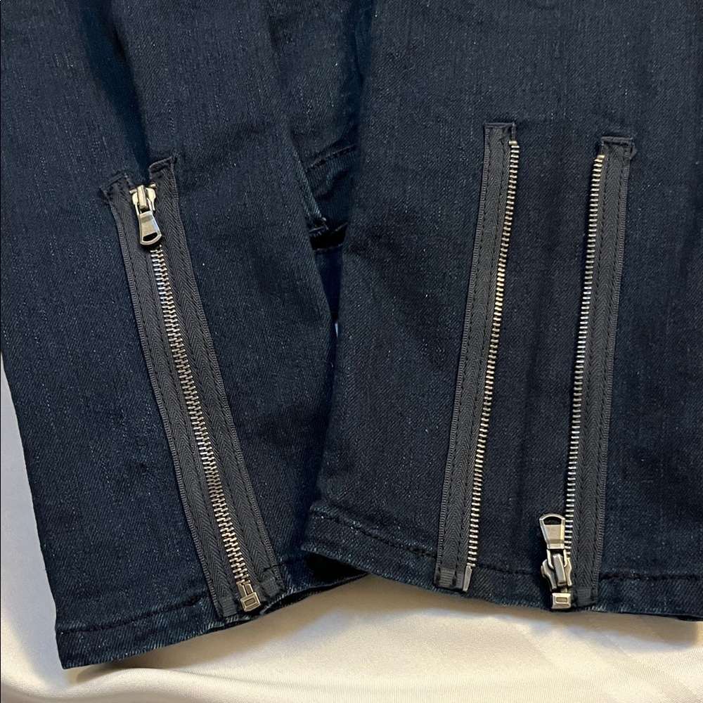 Marc By Mark Jacobs Skinny Jeans Zipper Dark Carbon Wash Sz 28 NWT - Picture 9 of 12